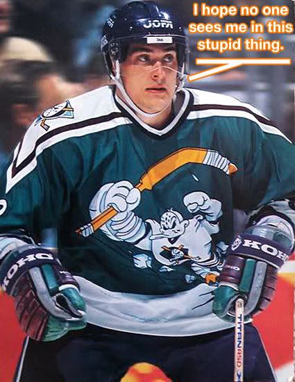 Third String Goalie 1995 96 Mighty Ducks of Anaheim Paul Kariya